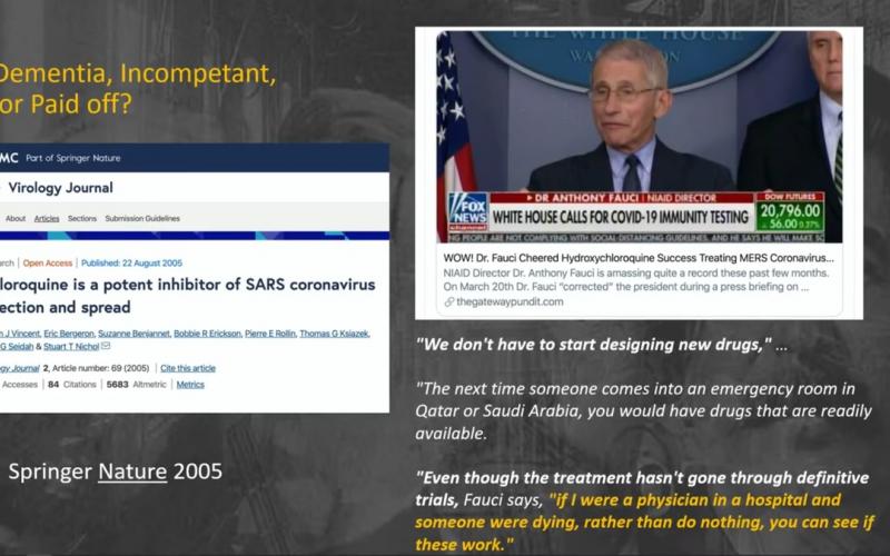 Cheap, effective treatment - Fauci knew this over 15 years ago
